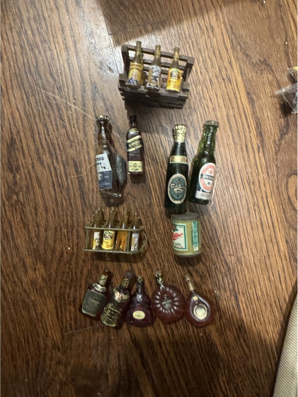 Vintage Souvenir Mini Liquor Bottle Beer Refrigerator Magnets Bar Advertising